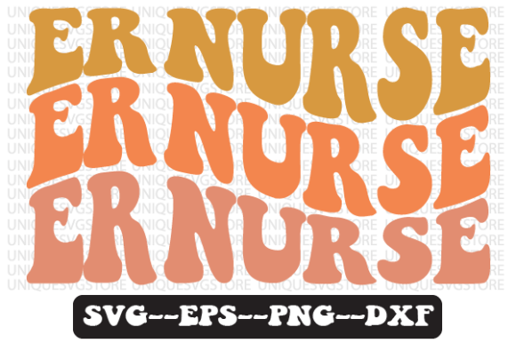 Er Nurse Wavy Retro Svg Design: A Versatile Embroidery Gem