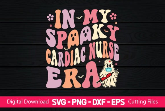 In My Spooky Cardiac Nurse Era: A Unique Embroidery Design