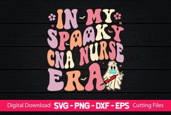 In My Spooky CNA Nurse Era: A Charming Embroidery Design