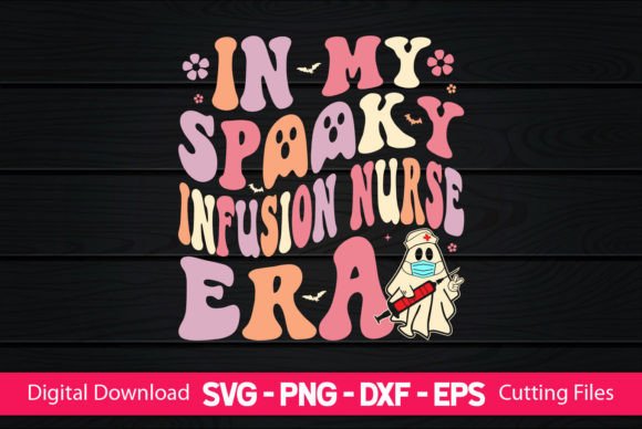 In My Spooky Infusion Nurse Era: A Charming Embroidery Design