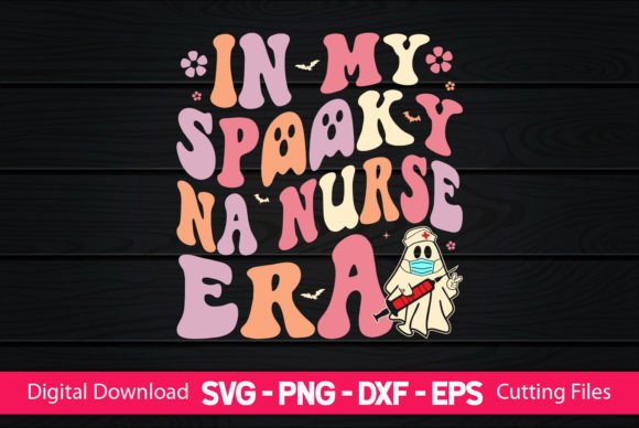 In My Spooky NA Nurse Era: A Charming Embroidery Design
