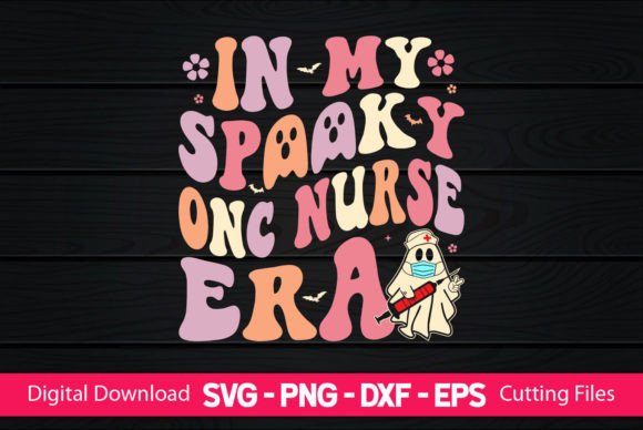 In My Spooky ONC Nurse Era: A Charming Embroidery Design