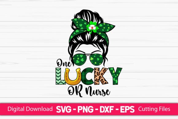 One Lucky or Nurse Messy Bun: A Versatile Design