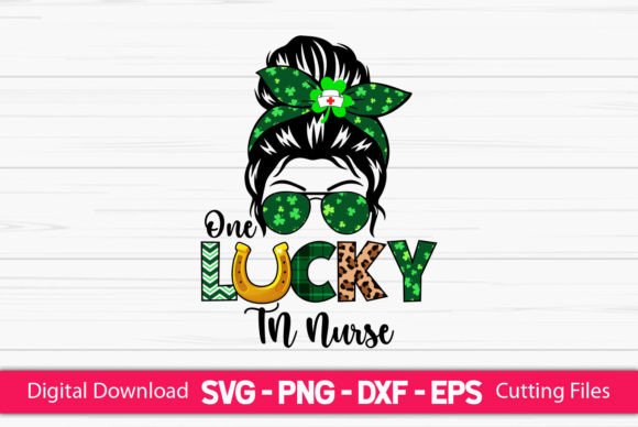 One Lucky Tn Nurse Messy Bun Design Review