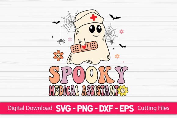 Spooky Medical Assistant: A Charming Twist for Embroidery