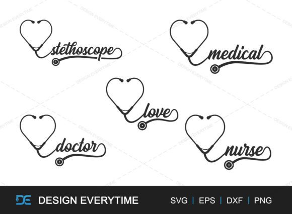 Stethoscope Heart SVG: A Perfect Medical Emblem